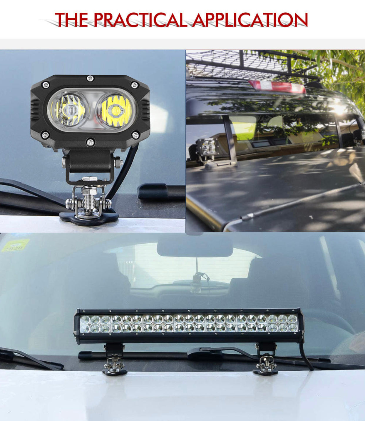 Hood LED Ditch Brackets